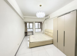 独栋·彩妆公寓·民宅租赁 沈辽路万达广场公寓D座 可月付！免中介费可长短租万达地铁楼上电梯能做饭 开间_万达广场公寓租房