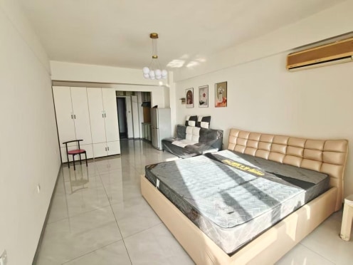 独栋·彩妆公寓·民宅租赁 都城MOMA 可月付！52平电梯一室可长短租免中介费兴华公园万达地铁 1室1厅