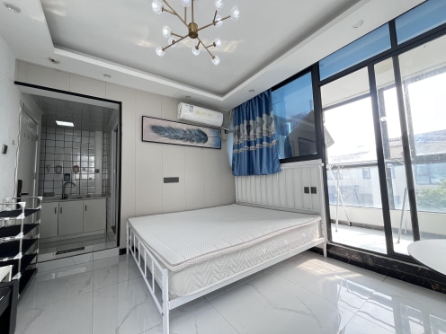 独栋·小清新公寓 冠南苑店 朝南，带阳台、精装修、独厨独卫、拎包入住 开间