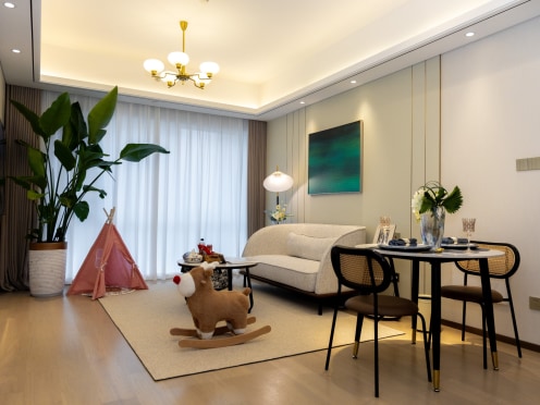 独栋·华贸姑苏里服务公寓 山塘街店 揽秀·一居大床套房 1室1厅