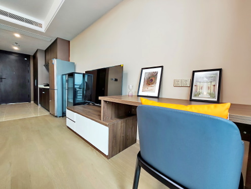 独栋·苏州-CCB建融家园 具美大厦店 精装一居室 无中介费 24小时安保 开间