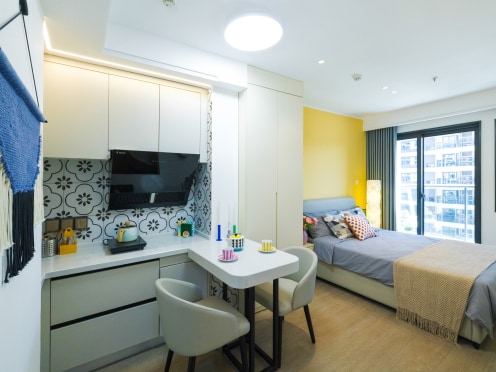 独栋·华润置地·有巢公寓 云璟里店 舒适一居 独立阳台 独立卫浴 南北朝向 开放式厨房 1室1厅