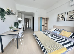 独栋·城投悦家 安家乐寓·武昌火车站店 新店开业特惠一居室，武昌近地铁，南北通透可月付 开间_城投禧园租房