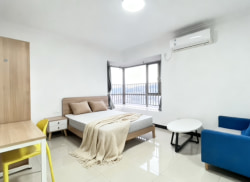 独栋·莞寓 莞寓市人才安居社区 近国贸汇一城 飘窗大单间 推窗见城市景观 可领伍佰人才补贴 开间_莞寓·市人才安居社区租房