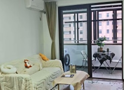 独栋·渥姆青年人才社区·建邺店 奥体店 金陵天地旁民水民电带燃气原木风温馨三居室 3室1厅_定康街41号租房