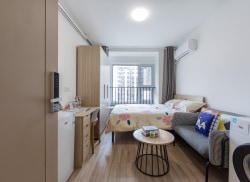 独栋·龙湖冠寓 济南舜风路店 【特价好房超低价秒杀】近齐鲁软件园！近高新万达！学生折上折！ 1室1厅_万科麓公馆租房