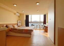 独栋·司岳公寓 宝龙城市广场店 空中阁楼上户大户型 闹中取静 房东直租 押一付一  包网 开间_宝龙广场租房