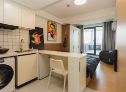 独栋·YOU+国际青年社区-无锡社区 YOU+国际青年社区·解放东路社区 阳光花园房 超大露台可种花草 家电齐全公寓直租 1室1厅_解放东路租房