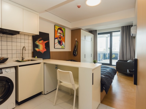 独栋·YOU+国际青年社区-无锡社区 YOU+国际青年社区·解放东路社区 阳光花园房 超大露台可种花草 家电齐全公寓直租 1室1厅