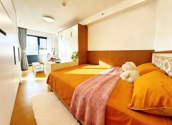 独栋·YOU+国际青年社区-无锡社区 YOU+国际青年社区·解放东路社区 一个月短租/超全配套/近地铁有车位/三阳广场/市中心 1室1厅_解放东路租房