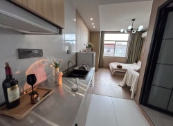 独栋·亿捷公寓 康泰西路123号 朝南一室一厨一卫，房东直租 开间_康泰西路租房