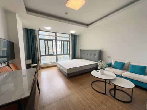 独栋·优方公寓 国展中心店 短租勿扰石路一室公寓 民用水电 1室1厅