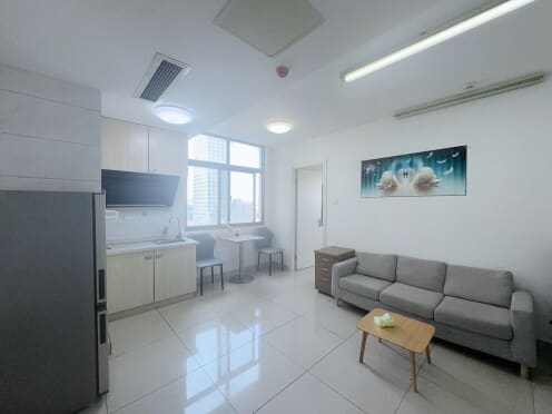 独栋·优方公寓 国展中心店 客卧分离 一室一厅 民用水电 1室1厅