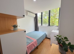 独栋·融寓 华工店 特价88折2月新春长租可享 可短租 *南向无阳台小单间*家电家具齐全 安静舒适 开间_长福路200号租房