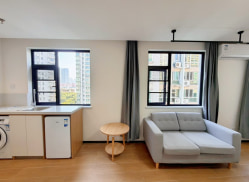 独栋·融寓 融寓广州东站店 沙河广州东双地铁！通勤巨方便！超绝明卫大窗标间 拎包入住 开间_禺东西路38号租房