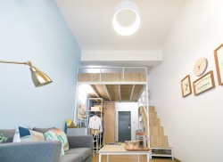 独栋·泊寓 创想公社店 【春节长租免租】前山精装公寓 阳光loft 拎包入住  押一付一 带电梯 开间_敬业路51-009号租房