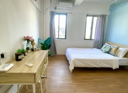 独栋·泊寓 创想公社店 【开工季领300优惠券】  押一  拎包入住 旺角百货精装修电梯大单间 可短租 开间_敬业路51-009号租房