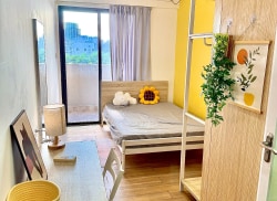 独栋·泊寓 创想公社店 【返工专属房源】精装阳台房 近体育中心 可短租  押一 开间_敬业路51-009号租房