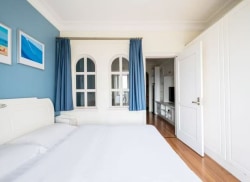 独栋·软景E居 软景E居店 月明公寓酒店 3号楼蓝色主题 拎包即住 1室1厅_软景E居租房