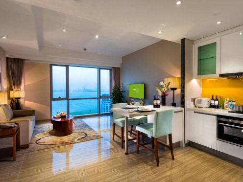 独栋·奥克伍德 独墅湖店 奥克伍德一房公寓+冰箱+洗烘一体机 1室1厅