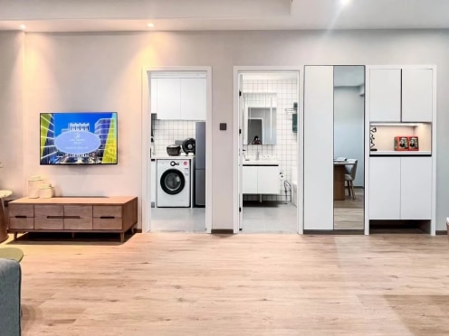 独栋·城发雅院酒店公寓 六沟垅店 豪华两居室/万达广场/六沟垅/银盆岭附近 2室1厅