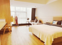 独栋·建信佳遇 集智广场店 荟聚中心公寓景观大床房直租，可月付短租包物业宽带 有车位 1室1厅_慧聚拾光租房