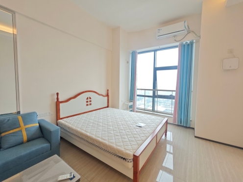 独栋·窝边公寓 恒大名城 无中介，可月付，可短租，温泉大道地铁口，金强赛事中心， 1室1厅