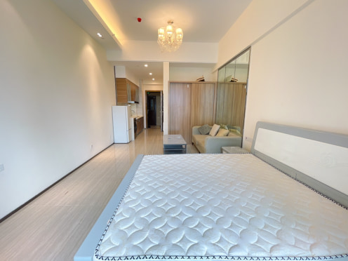 独栋·窝边公寓 恒大名城 温泉大道地铁口，无中介，可短租，可月付，可办公 1室1厅