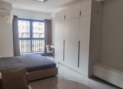 独栋·租建投安居公寓 合生社区并州帝景店 年租共减免1536 静谧舒适单间，民水民电，全新家具家电，拎包入住--100 1室1厅_合生并州帝景租房