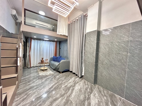 独栋·超寓 昇寓B栋 【智能门锁】会江地铁精装复式两房一厅01公寓配套齐全！可拎入包 2室1厅