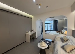 独栋·欧式奢寓 星晖广场店 近创产，家私齐全，民用水电，免租15天，押一付一 1室1厅_星晖盛汇园租房