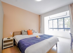 独栋·尔家公寓 落霞睦邻中心店 地铁房/月付/住宅小区直租/大两房F户型 2室2厅_旺安佳园租房