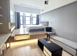 独栋·尔家公寓 绿地观澜湾店 市中心/公寓直租/独门独户豪华一室，可短租 1室1厅_绿地观澜湾租房