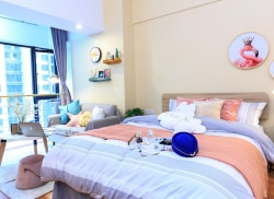 独栋·龙湖冠寓 福州首占店 长乐  租房性价比首选 24小时服务 民水民电 50方整租 无中介费 一个月起租 押一付一 开间_皇庭首占1号租房