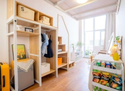 独栋·泊寓 湖里保税区店 【到店立减600】阳光大单间·5米挑高不压抑·高性价比·猫咪友好·专属管家服务 1室1厅_华昌店泊寓公寓租房