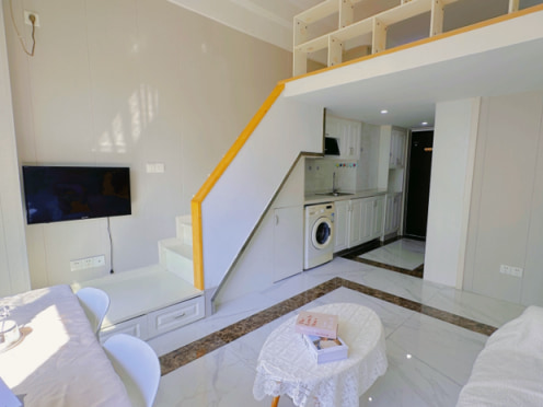 独栋·桥遇公寓 梦立方店 精品LOFT丨专属管家丨24小时服务丨押一付一丨宠物友好 1室1厅