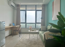 独栋·城轨曦寓 渭水驿（红会医院）店 地铁口直租-轻奢暖阳一室-无中介费 1室1厅_城轨曦寓渭水驿租房