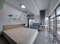 独栋·长洲青年社区 软件园店（岭兜地铁站） 【东向】落地窗海景房+ 1室1厅_前埔路500-3号租房