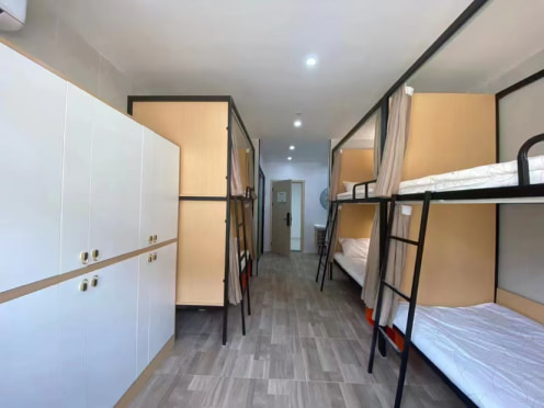 独栋·叶之屋公寓 港北公寓店 6人间 押一付一 朝南独卫 无中介费 开间