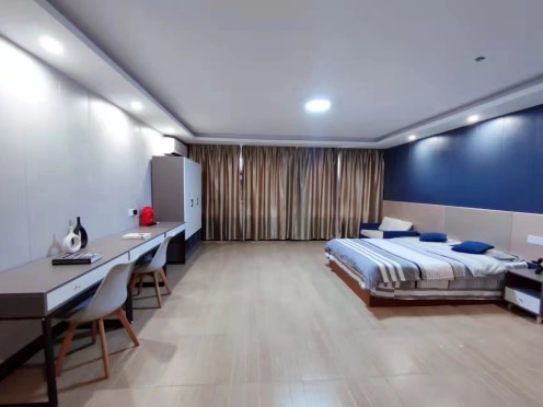 独栋·叶之屋公寓 湖桥店 临湖品牌大玻璃湖景房无中介 开间