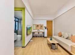 独栋·源悦里精选公寓酒店 东城万达店 东城中心·菁英私享静谧空间  茶室公区 私密会客 精致装修 品质家居 1室2厅_东城万达广场租房