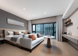 独栋·中盈菁英公寓 南山科技园店 地铁上盖、科兴讯美旁、品牌家电、拎包入住、快递外卖可送上楼、高层独栋精装公寓、春节短租不涨价 开间_讯美科技广场租房