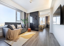 独栋·中海友里 明珠公园店 特价直租!中海友里明珠公园店一室一厅 近地铁 直达商圈厨卫全配超大收纳 1室1厅_美树日记租房