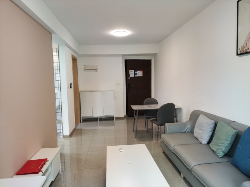 独栋·电建悦生活 洺悦玖玺9栋 零中介，拎包入住精装民用水电气套一，高朋大道地铁口附近 1室1厅