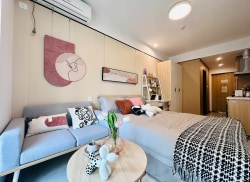 独栋·冠寓 武汉白沙天街店 五号线地铁口 双龙湖天街商场 无中介大落地窗阳光房 1室1厅_光霞路16号租房