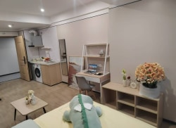 独栋·卓寓公寓 体育学院店 轻奢公寓 实体墙隔音好 包物业包网 24H管家保安服务 宠物友好 1室1厅_昊宇大厦租房