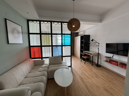 独栋·澄悦公寓 汀兰店 温馨大床房  超甜 ins 风 开间