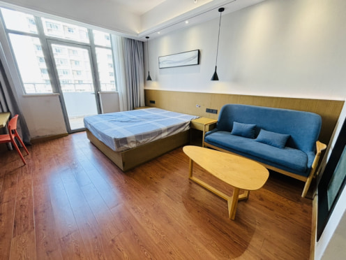 独栋·澄悦公寓 汀兰店 汀兰公寓  免中介费   精装 露天阳台房 开间