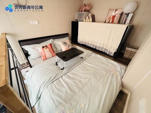 独栋·贝壳新青年公寓 龙漕路店 【限量特价 手慢无】民用水电/精装loft/洗衣机带烘干 开间