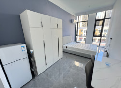 独栋·尔家公寓 毛湾家园店 广益公寓直租/大学生住房补贴 押一付一包物业宽带 C户型 1室1厅_毛湾家园租房